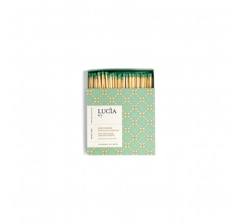 Lucia - Match Box (125 units)  Watercress & Chai Tea