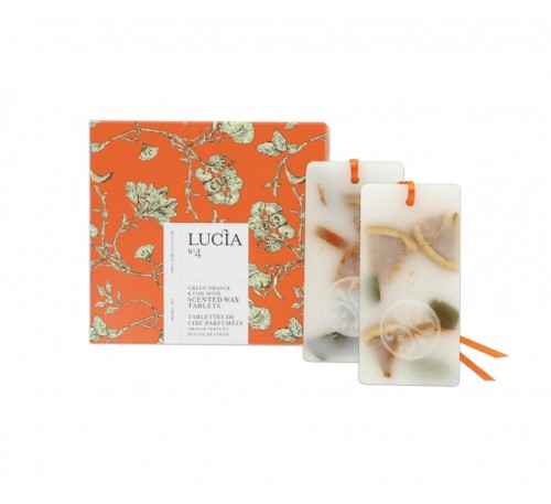 Lucia - Scented Wax Tablets-Green Orange & Oak Moss