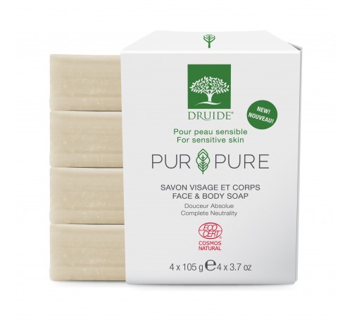 DRUIDE Pur & Pure Soap Face & Body 4x105gr
