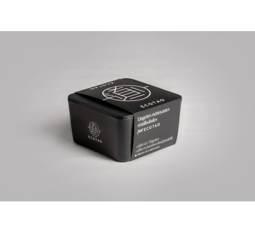 ECOTAO BOX - 7 BLACK WIPES 7(10x10cm)