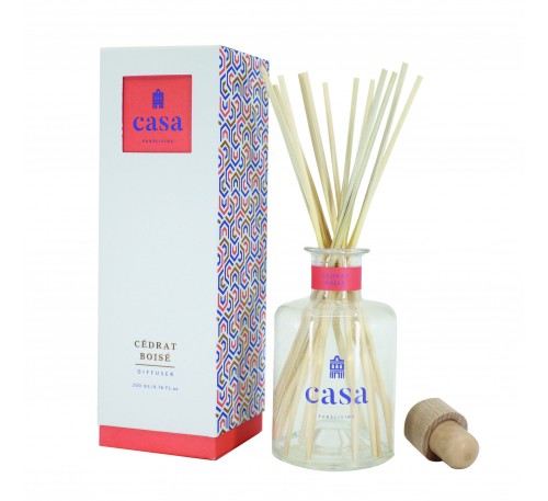 Casa - Aromatic Reed Diffuser (200ml) - CEDRAT BOISÉ