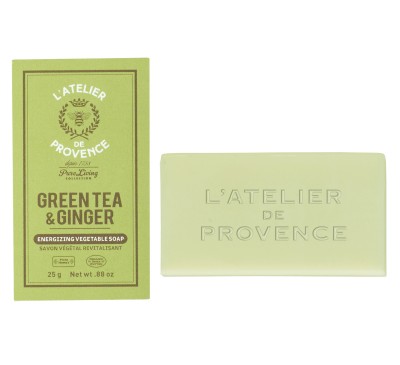 L'Atelier de Provence - Green Tea & Ginger - Savon d'invités 25gr