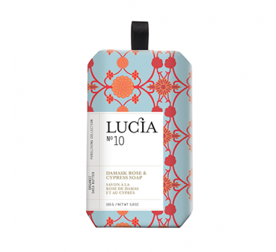 Lucia - Pure Shea Butter Soap-Damask Rose & Cypress