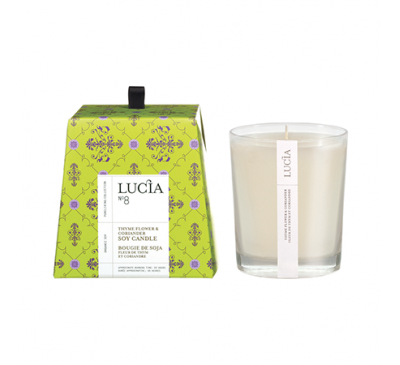 Lucia - Soy Candle (50hrs)-Thyme Flower & Coriander
