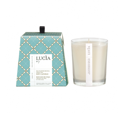 Lucia - Soy Candle (50hrs)-Watercress & Chai Tea