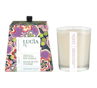 Lucia - Votive Candle de Soja (20 hrs)-Wind Ginger & Fresh Fig